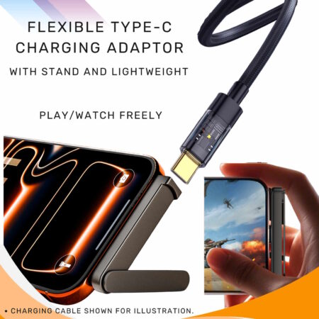 Type-C Charging Adaptor with Folding Stand