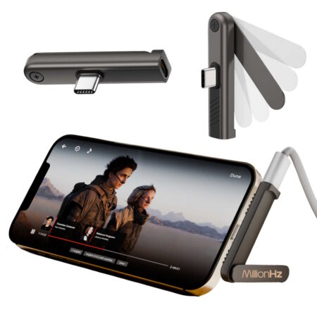 Type-C Charging Adaptor with Folding Stand (Metal)