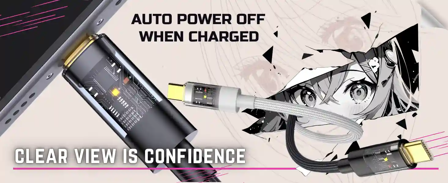 MillionHz Automatic Charging Cable