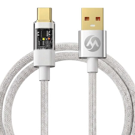 Smart Auto Cut-Off Charging Cable - Type-A to Type-C (White)