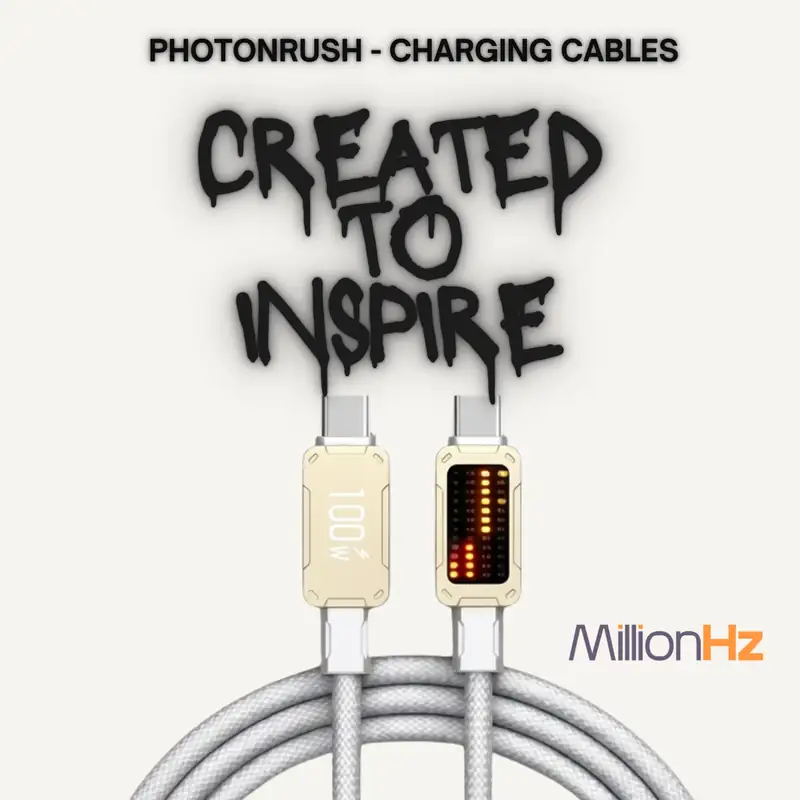 MillionHz PhotonRush Charging Cables