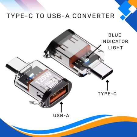 Type-C to USB-A Converter – Fast, Durable & Universal Connectivity