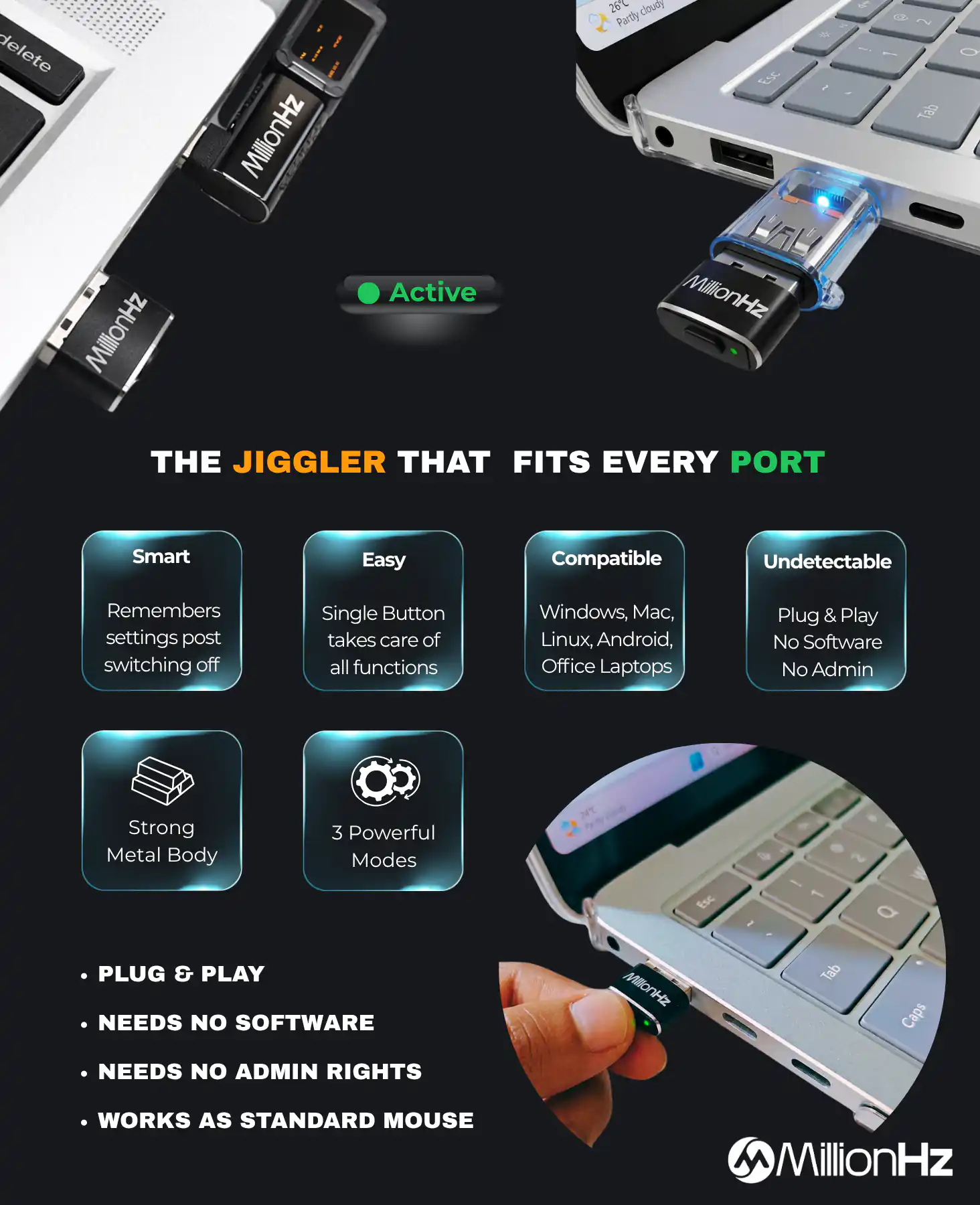MillionHz Mouse Jiggler