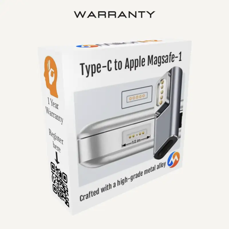 Type-C to MacBook MagSafe 1,2,3 Converter