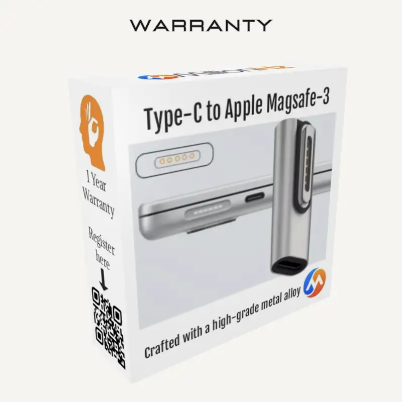 Type-C to MacBook MagSafe 1,2,3 Converter