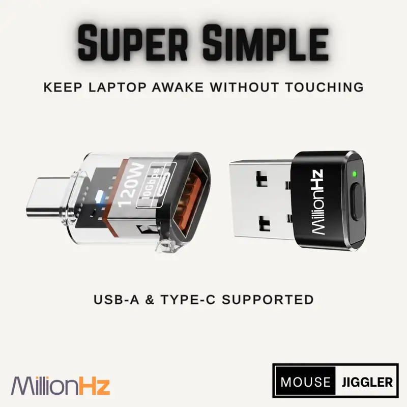Mouse Jiggler: Keep Laptop Awake Without Touching