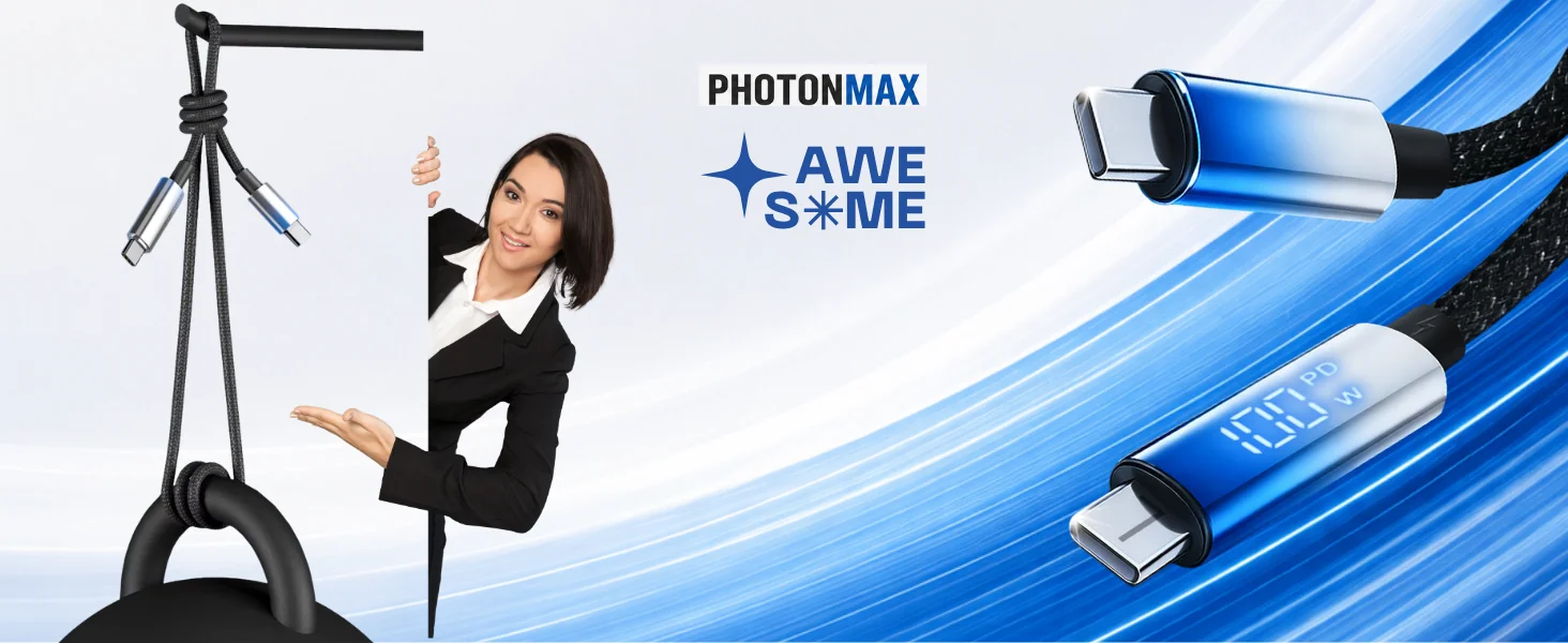 MillionHz PhotonMax Charging Cable