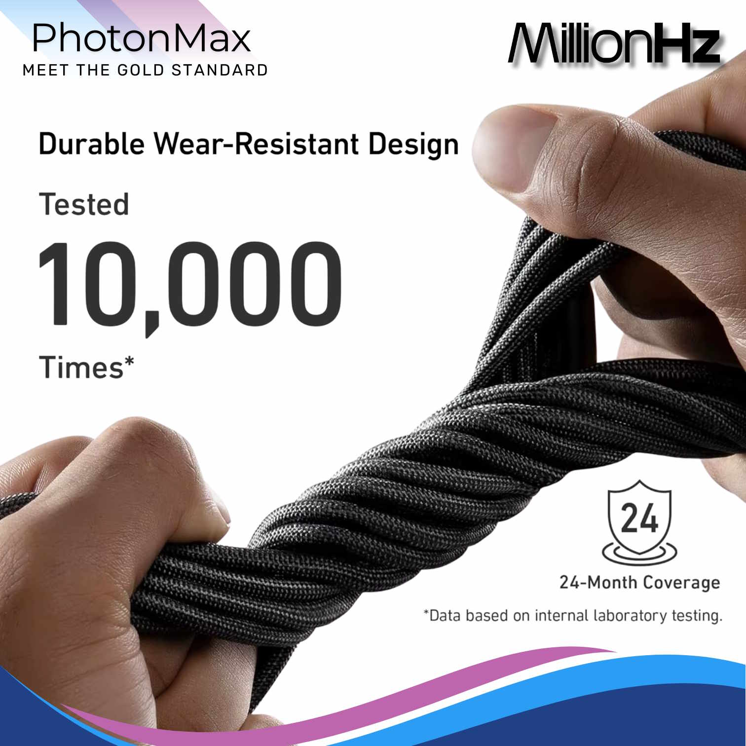 PhotonMax - Type-C/A to Type-C Charging Cable with Power Display - Image 5
