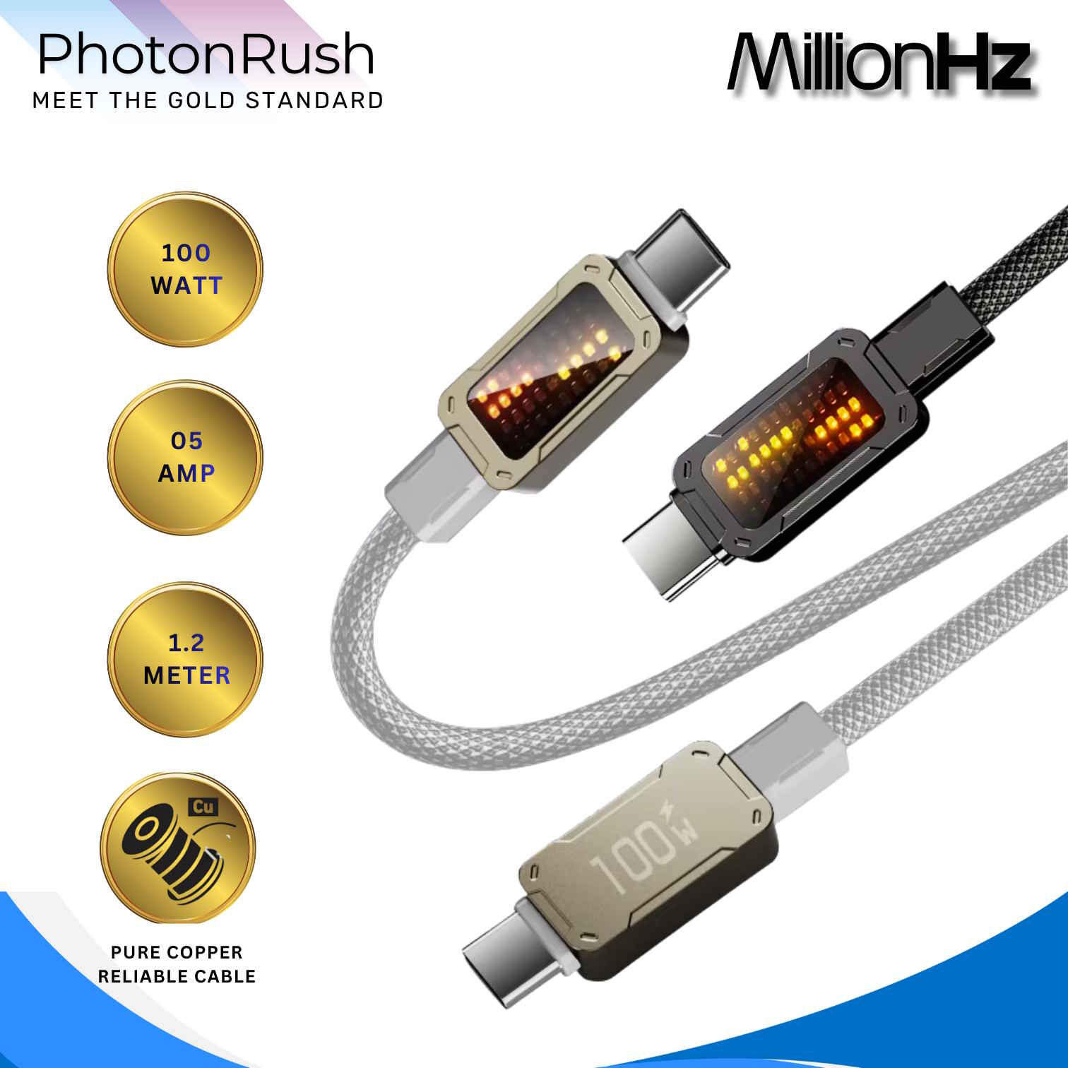 PhotonRush Type-C Fast Charging Cable - Combo - Image 2