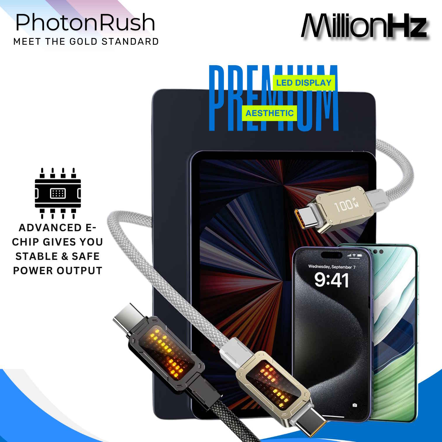 PhotonRush Type-C Fast Charging Cable - Combo - Image 3
