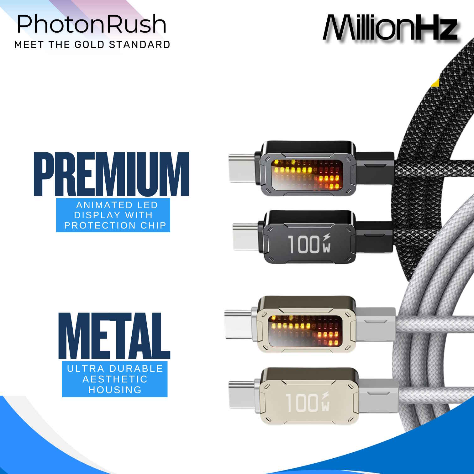 PhotonRush Type-C Fast Charging Cable - Combo - Image 8