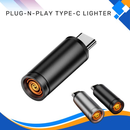 Type-C Electric Lighter – Smart, Portable & Flame-Free Ignition
