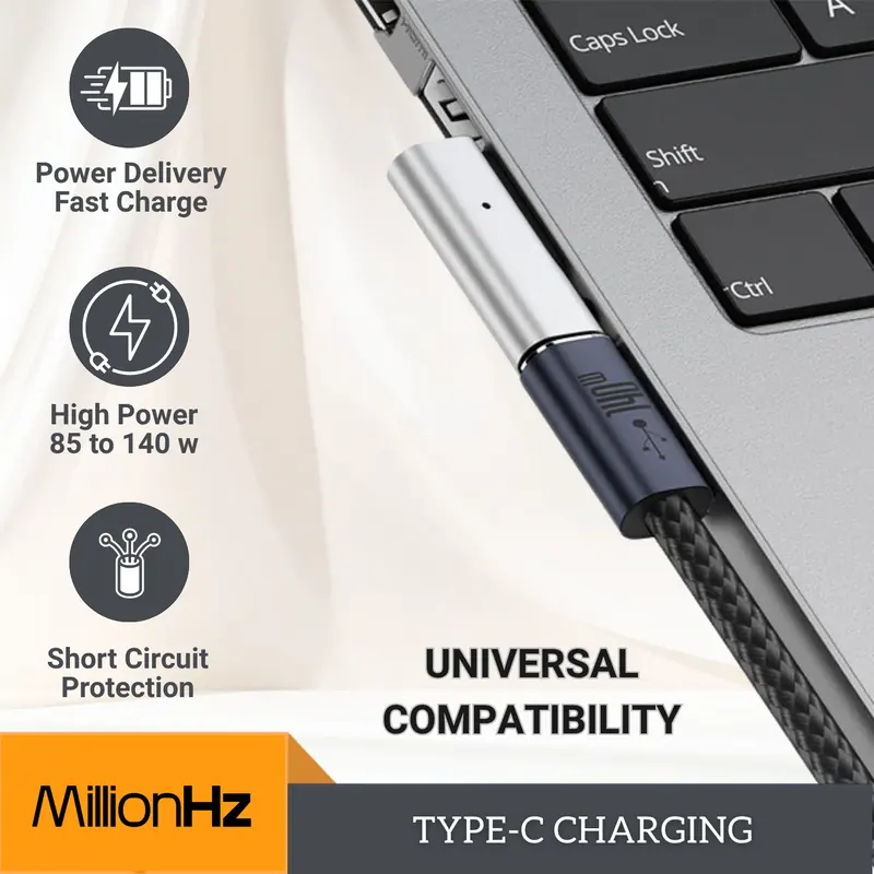 MillionHz Type-C to Magsafe Adaptor