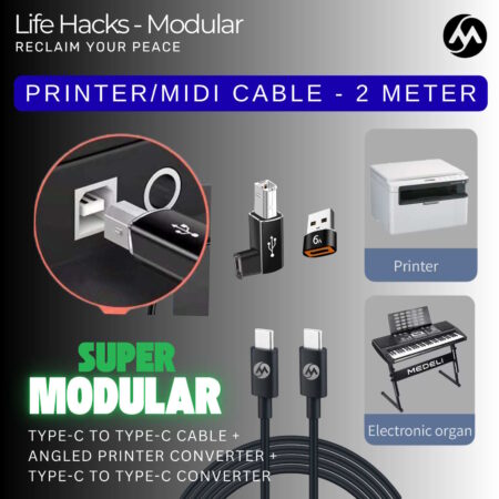 Super Modular Printer MIDI Cable (2 Meter)