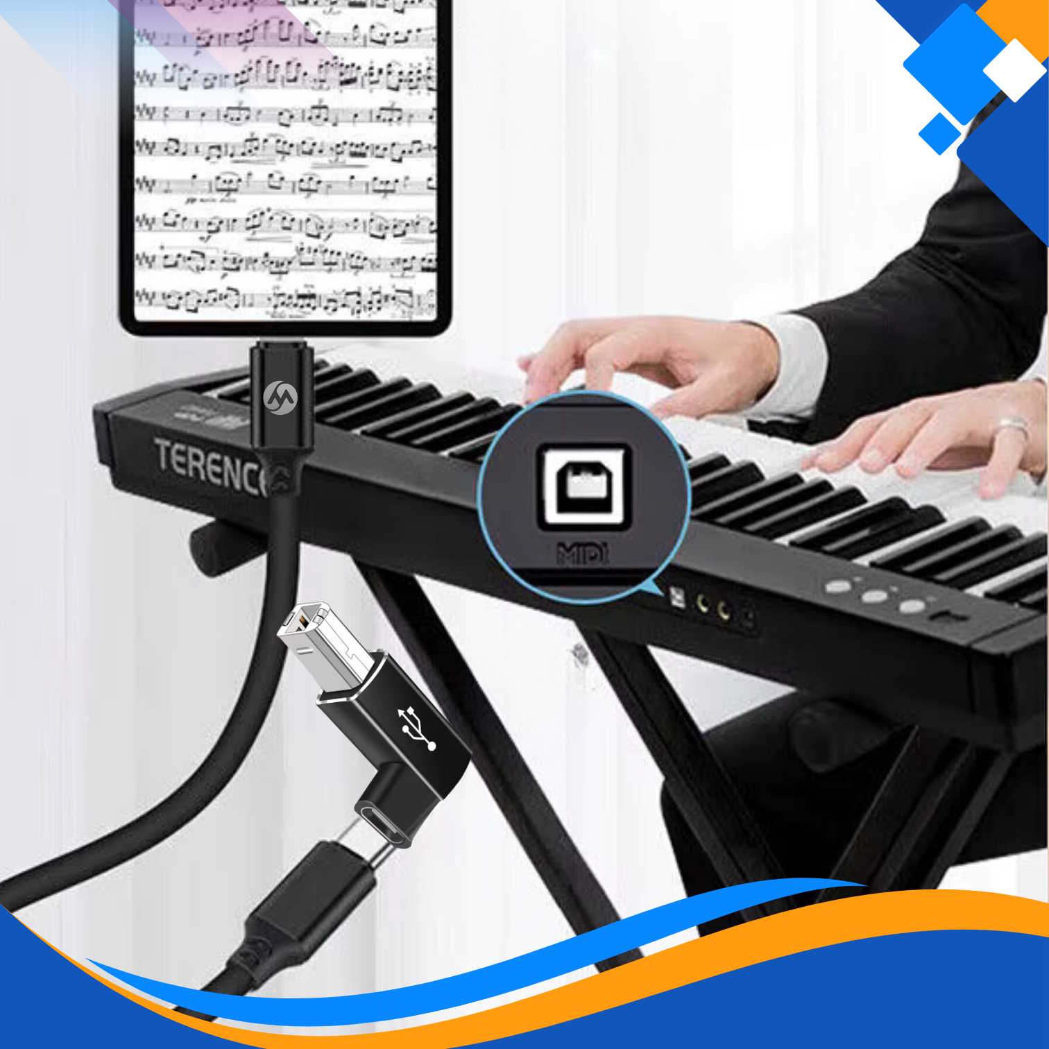 Super Modular Printer MIDI Cable (2 Meter) - Image 5