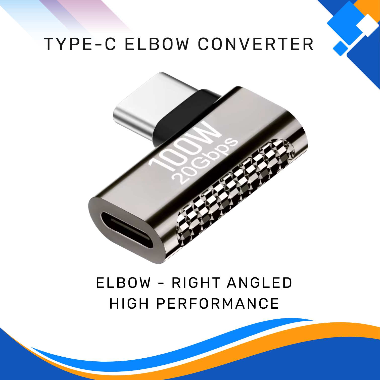 Type-C Elbow Right-Angled Converter