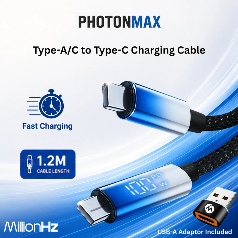 MillionHz PhotonMax Charging Cable