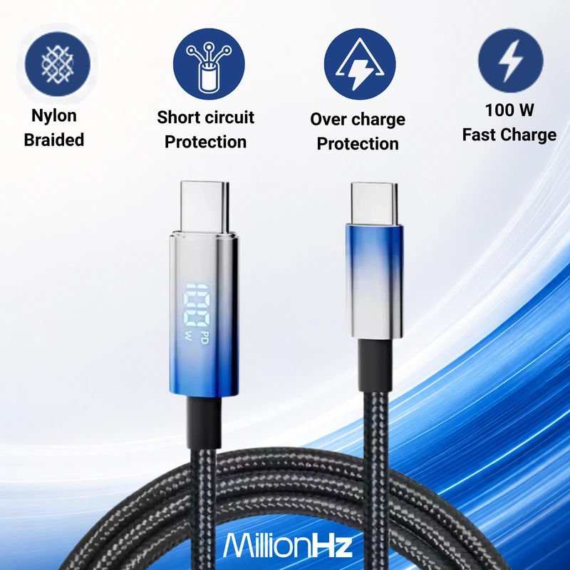 MillionHz PhotonMax Charging Cable