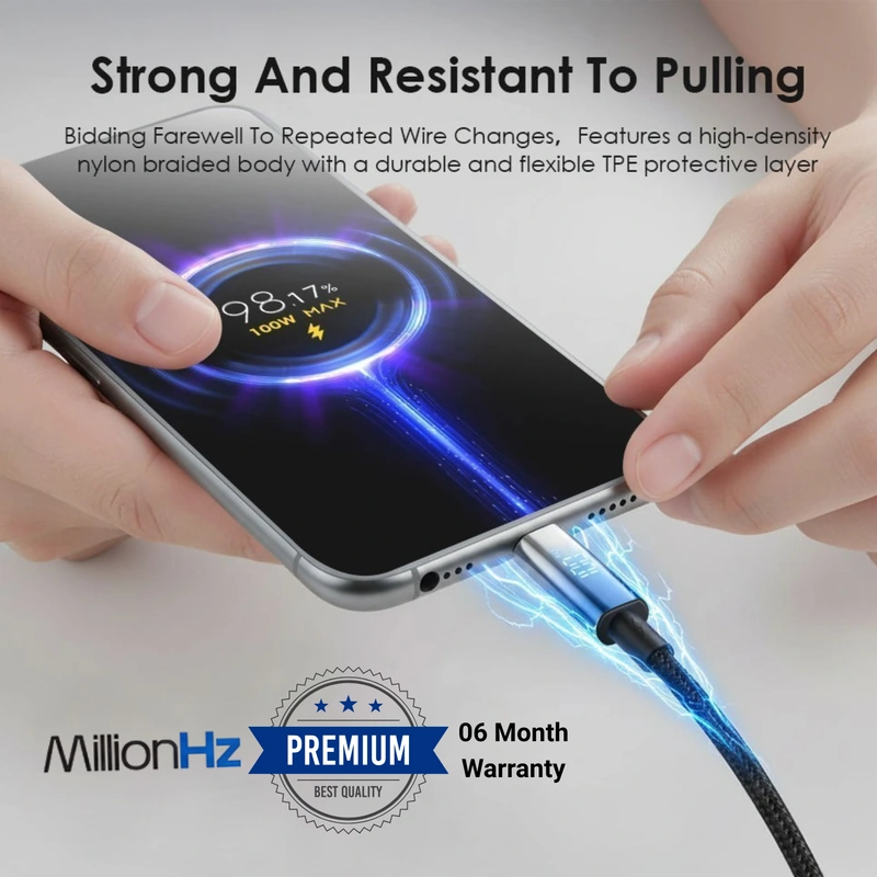 MillionHz PhotonMax Charging Cable