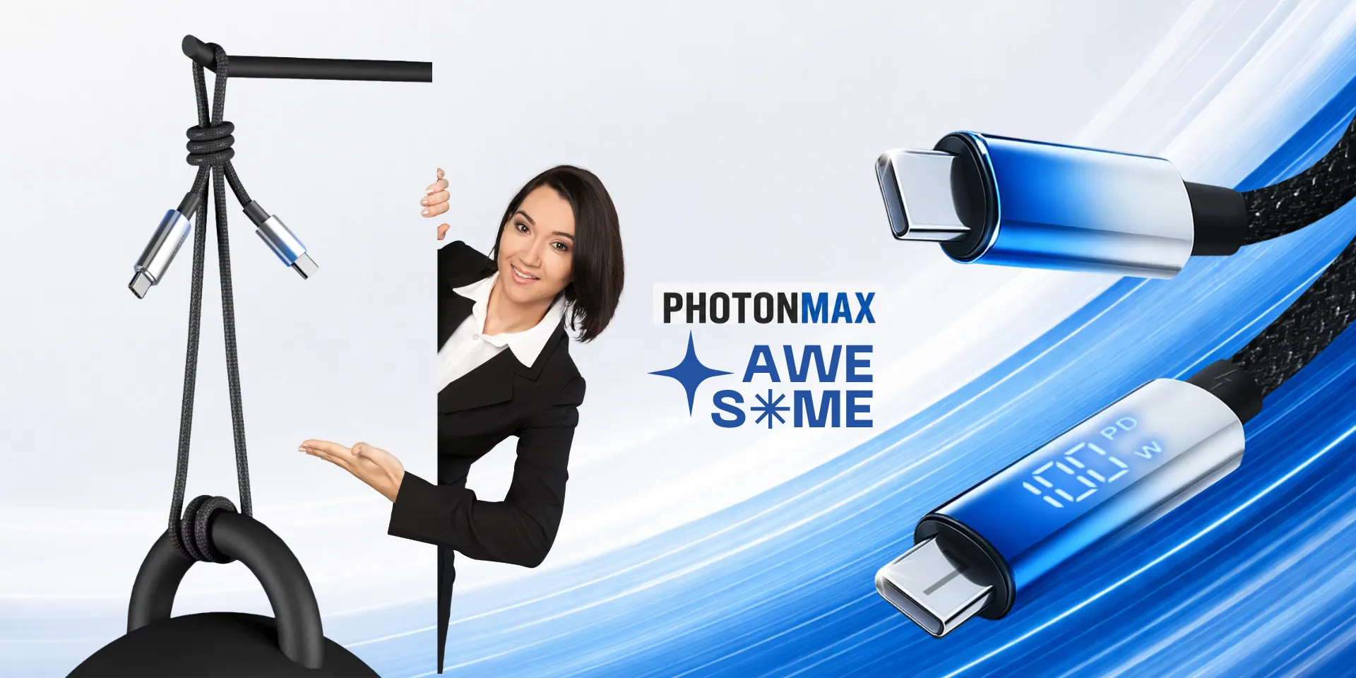 MillionHz PhotonMax Charging Cables