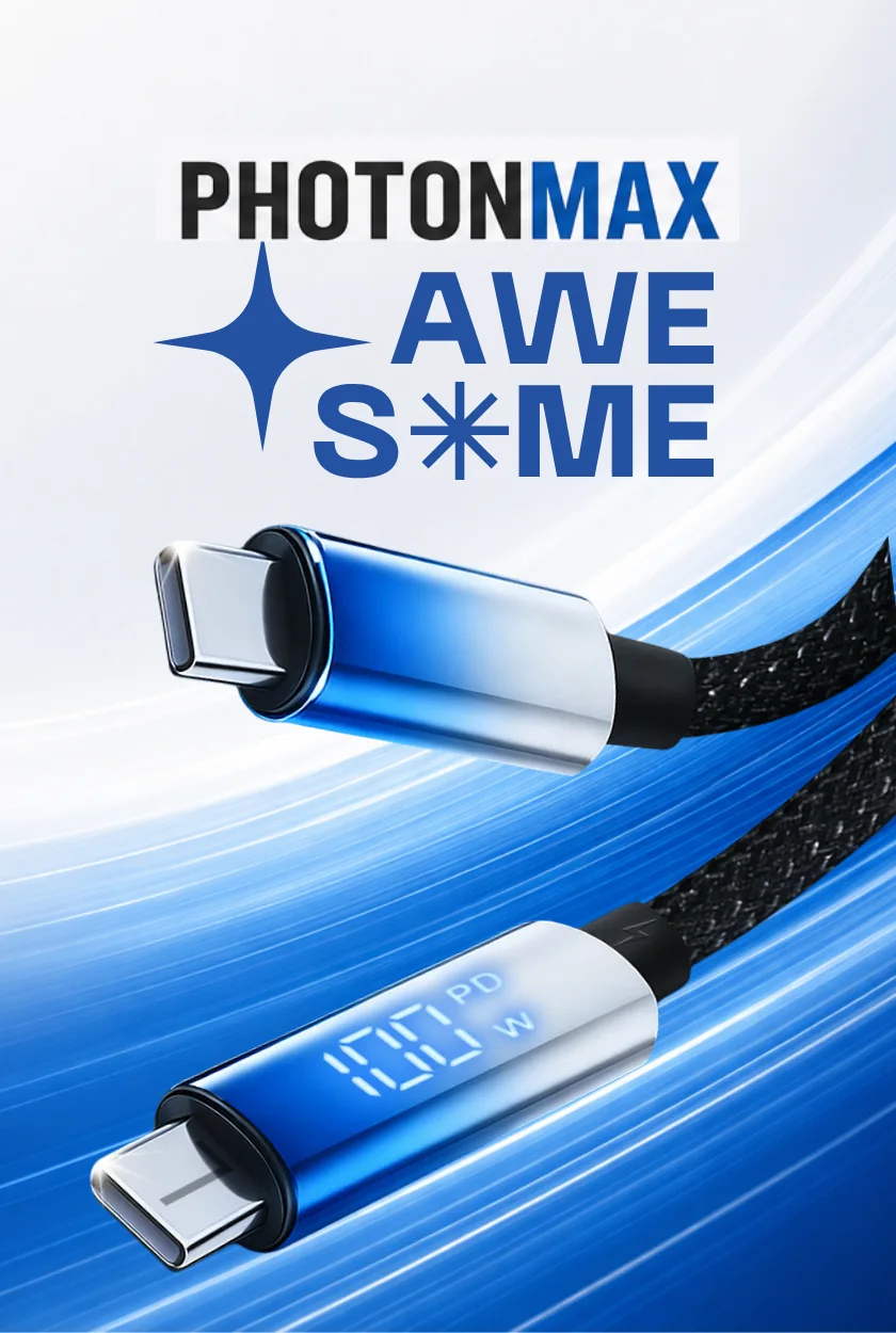 MillionHz PhotonMax Charging Cables