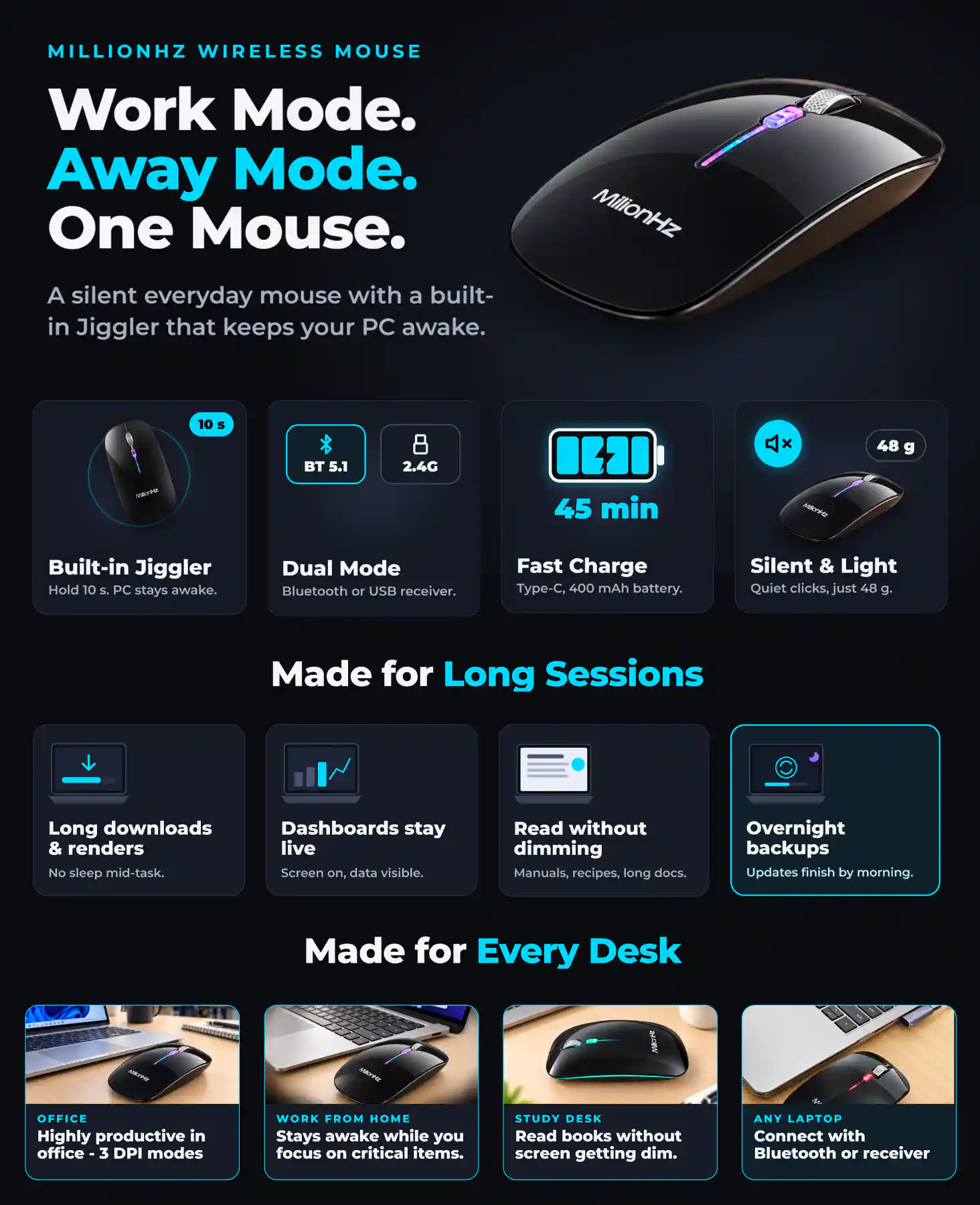 MillionHz Wireless Mouse