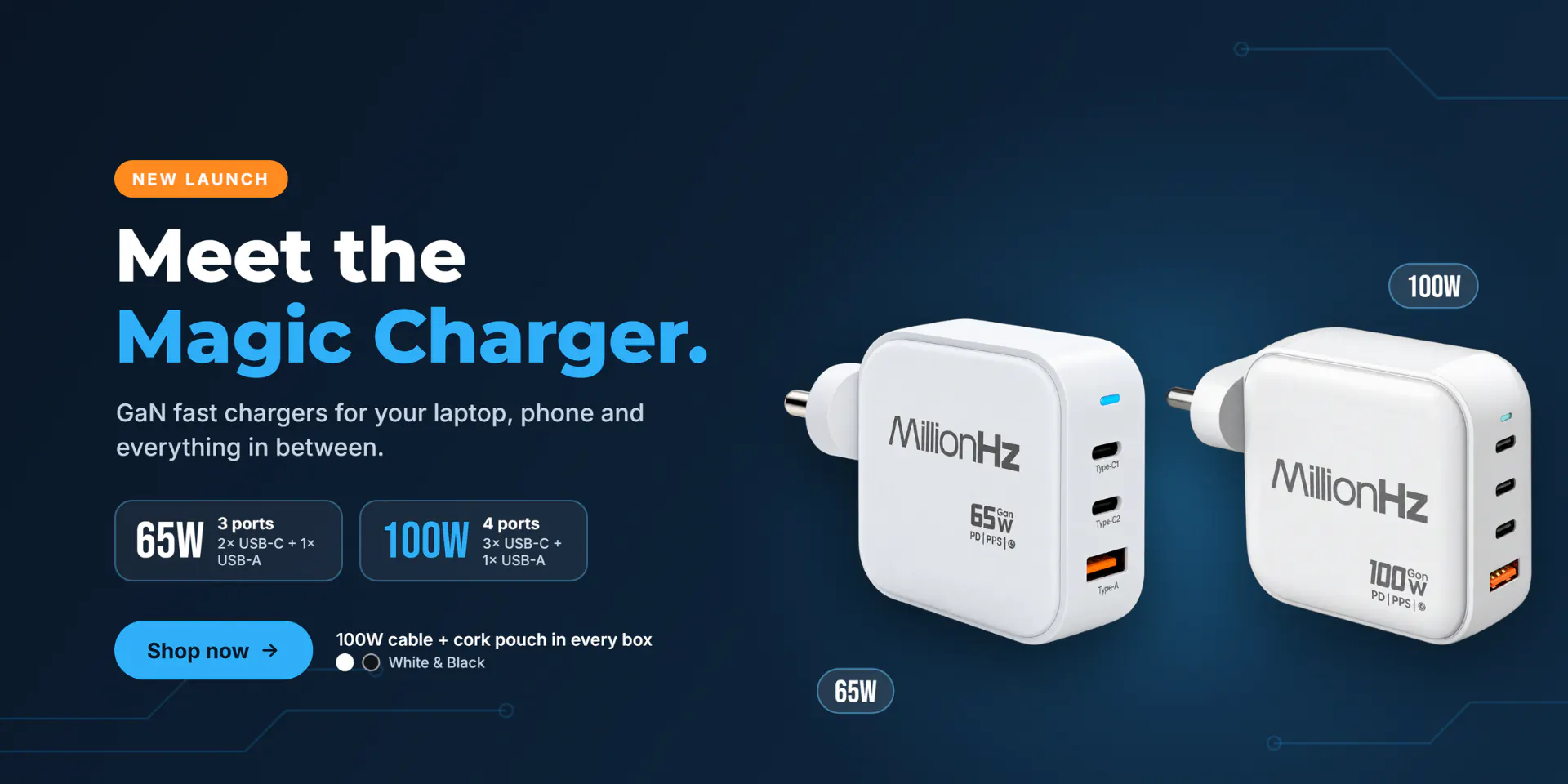 MillionHz Magic GaN Charger